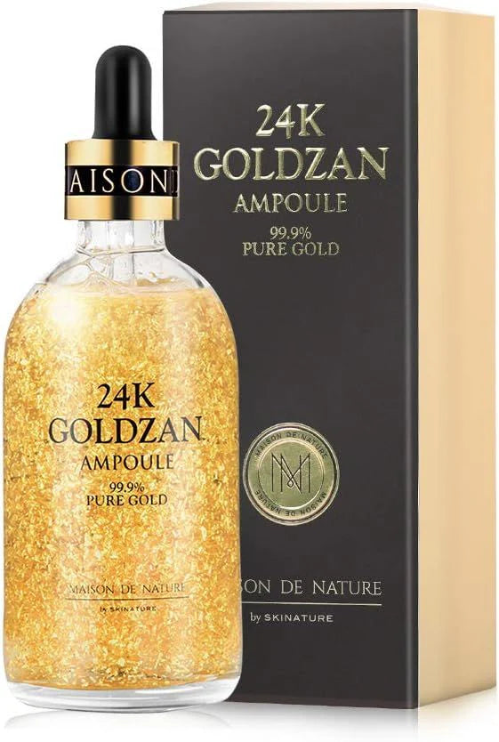 24K Goldzan Pure Gold Serum – Brightening & Dark Spot Correcting Ampoule (20ml / 100ml)