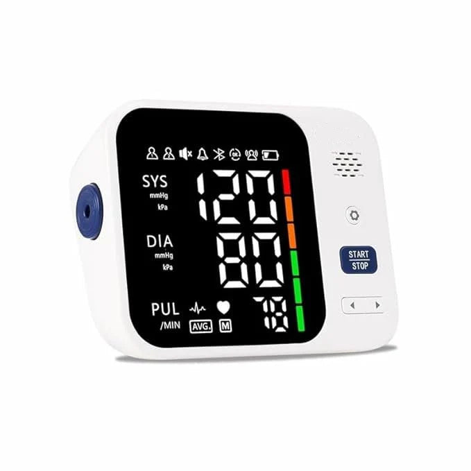 Digital Arm Blood Pressure Monitor – Large Display, Voice Guidance, Pulse Detection & Memory Function