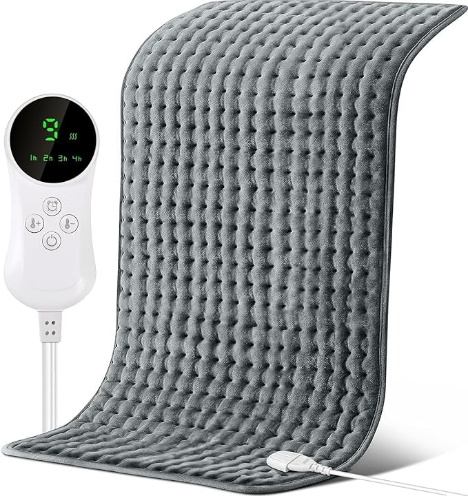 Electric Heating Pad – Digital Temperature Control & Fast Heat Therapy for Pain Relief