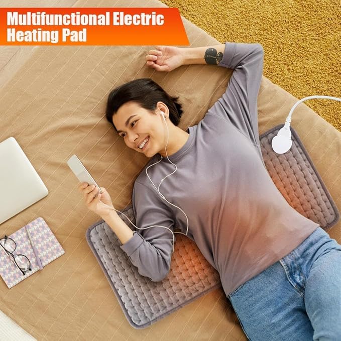 Electric Heating Pad – Digital Temperature Control & Fast Heat Therapy for Pain Relief