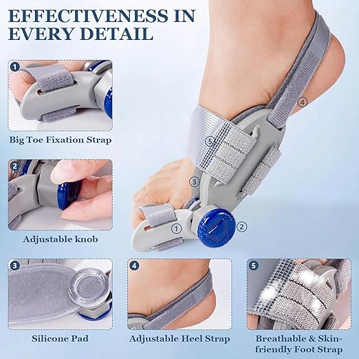 FeetifFix Bunion Corrector – Adjustable Toe Alignment Support Brace (1 PCS)
