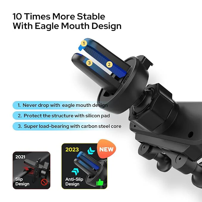 NITU Gravity Car Phone Holder – 360° Auto-Lock Air Vent Mount for Smartphones