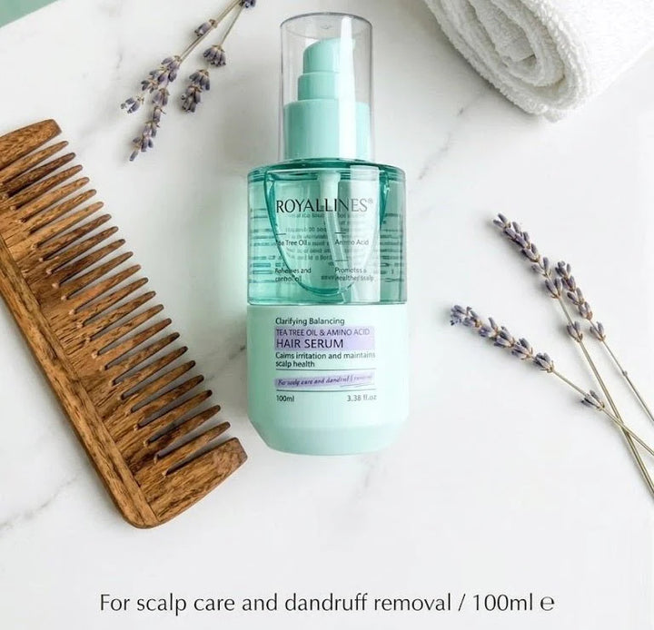 ROYAL LINES Tea Tree & Amino Acid Hair Serum – Scalp Care & Dandruff Control (100ml)