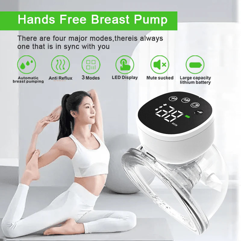 Wearable Electric Breast Pump – Hands-Free Portable Breastfeeding Pump