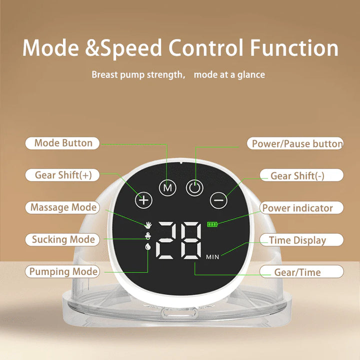 Wearable Electric Breast Pump – Hands-Free Portable Breastfeeding Pump