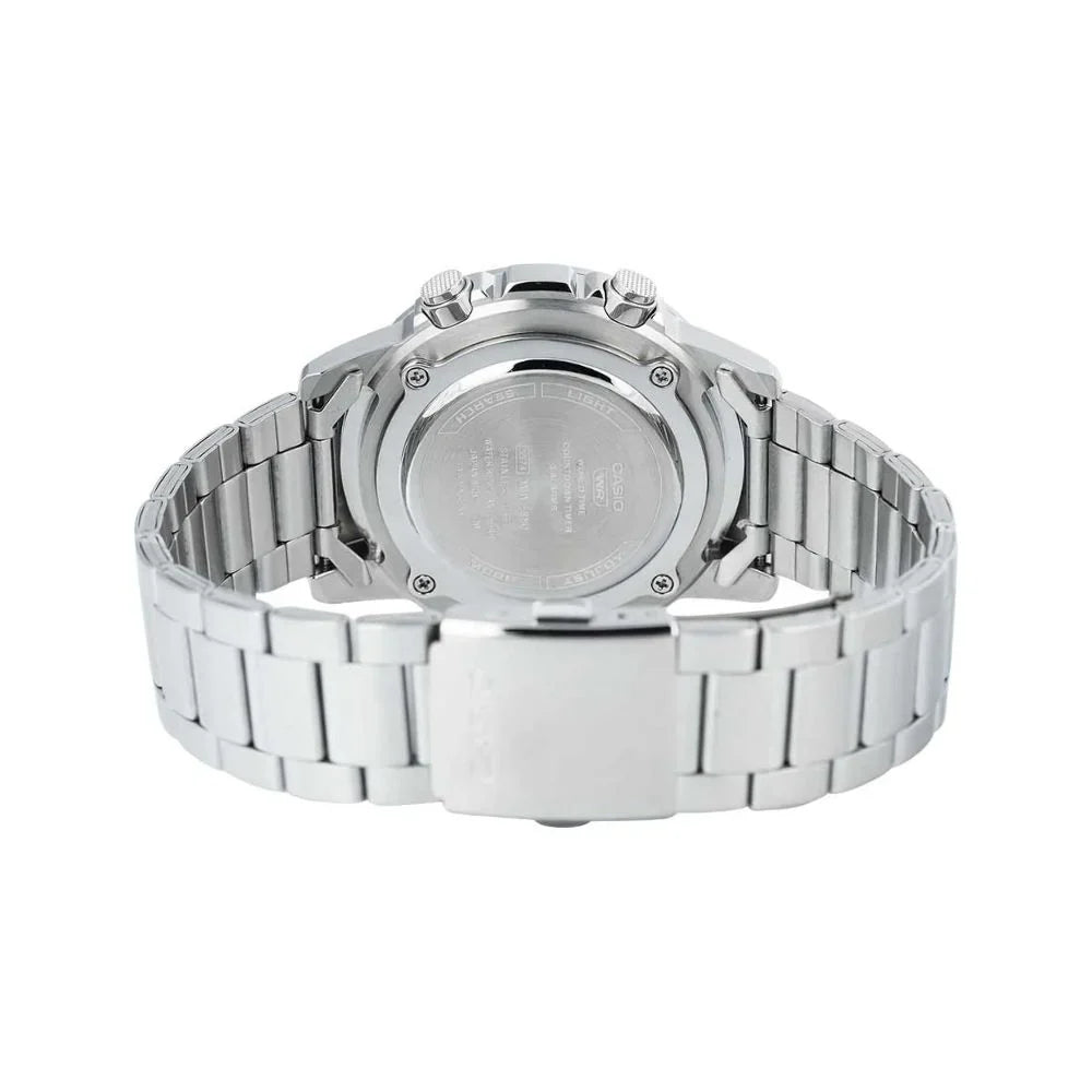 Casio AMW-880D-9AVDF Men’s Analog-Digital Stainless Steel Watch