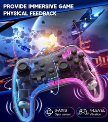 Xtrike Me RGB Wireless Gamepad – Bluetooth Multi-Platform Gaming Controller